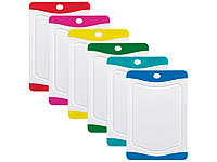 Rosenstein & Söhne 6er-Set Schneidebretter in 6 Farben, antibakteriell, je 20 x 15 cm; Lunchbox-Sets Lunchbox-Sets Lunchbox-Sets Lunchbox-Sets 