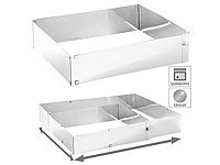 Cadre à pâtisserie extensible en acier inoxydable