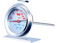 Rosenstein & Söhne 3in1 XL Braten und Ofen-Thermometer für Gar & Backofentemperatur