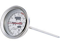 Rosenstein & Söhne Thermomètre de cuisson pour poêle et grill