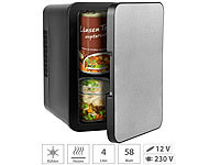 Rosenstein & Söhne Tisch Kühlschränke, Mini Kühlschrank 12V 230V