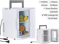 Rosenstein & Söhne Mini réfrigérateur mobile 8 L 12/230 V avec fonction maintien au chaud