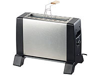 Rosenstein & Söhne Vertikaler Infrarot-Tischgrill mit 24 x 18 cm Grillfläche & 1.000 Watt