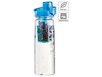 Rosenstein & Söhne Tritan-Trinkflasche mit Fruchtbehälter, BPA-frei, 800 ml, blau; Smoothie-Maker Smoothie-Maker Smoothie-Maker Smoothie-Maker Smoothie-Maker 