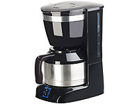 Rosenstein & Söhne Machine à café filtre 8 tasses avec pichet isotherme