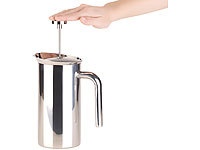 Rosenstein & Söhne Cafetière à piston 1 L isotherme