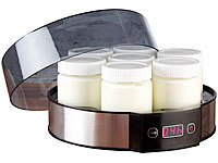 Rosenstein & Söhne Joghurt-Maker mit Zeitschaltuhr, 7 Portionsgläser je 190 ml, 20 Watt; Heißluftfritteusen Heißluftfritteusen Heißluftfritteusen Heißluftfritteusen Heißluftfritteusen 