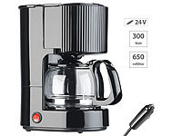 Rosenstein & Söhne Lkw-Filterkaffee-Maschine, bis zu 3 Tassen, 650 ml, 24 Volt, 300 Watt