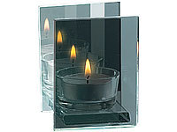 ; Teelicht-Gläser, Teelicht-HalterDeko-Teelicht-KerzenhalterTeelichtgläserTeelichtschalenSpiegelglas Windlichter Geschenke Effekte Spiegeleffekte Kerzenständer Hochzeits TischdekorationsLeuchten verspiegelt werspiegeltes verspiegelte LichtermeereTisch-Dekoration 