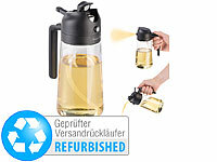 Rosenstein & Söhne Glas-Ölsprüher, Öl-Sprühspender, Ölspenderflaschen