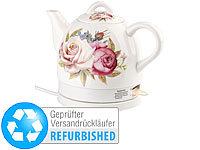 Rosenstein & Söhne Keramik-Wasserkocher WSK-200.rtr (Versandrückläufer); Wasserkocher mit Temperaturwahl, Reiskocher 