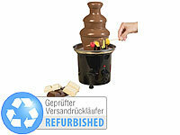 Rosenstein & Söhne Schokoladen-Brunnen mit 2 Ebenen, 275 Watt, Versandrückläufer; Popcornmaschinen