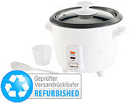 Rosenstein & Söhne Reis Multikocher, Reis-Kochtopf, Mini Rice Cooker