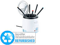 Rosenstein & Söhne Mini Tisch Fritteuse mit Fondue-Set, Versandrückläufer