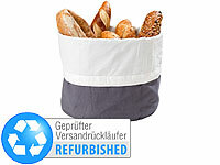 Rosenstein & Söhne Brot-Box, Brötchenbeutel, Brotbeutel Leinen