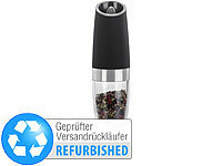 Rosenstein & Söhne Elektrische Salz & Pfeffermühle mit Kippsensor, LED,Versandrückläufer
