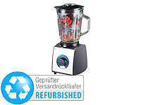 Rosenstein & Söhne Glas-Standmixer, 6 Klingen, 7 Modi, Ice Crush, 600W(Versandrückläufer); Smoothie-Maker 