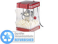 Rosenstein & Söhne Retro-Popcorn-Maschine "Theater" im 50er-Jahre-Look, Versandrückläufer