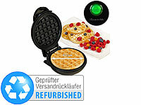 Rosenstein & Söhne Mini-Waffeleisen für runde Belgische Waffeln, Versandrückläufer