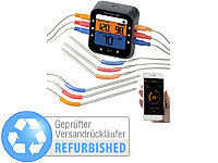 Rosenstein & Söhne Profi-Grillthermometer mit Bluetooth und App, Versandrückläufer; Digitale Löffelwaagen 