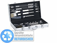 Rosenstein & Söhne Grillbesteckset, Grill-Besteck-Alukoffer