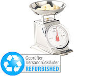 Rosenstein & Söhne Analoge Retro-Küchenwaage bis 2 kg Versandrückläufer