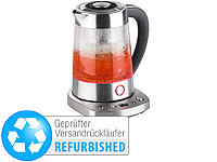 Rosenstein & Söhne Automatischer Wasserkocher & Teebereiter (Versandrückläufer); Wasserkocher mit Temperaturwahl 