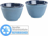 Rosenstein & Söhne 2er-Set asiatische Teebecher, Versandrückläufer; Gusseisen Grillplatten, Manuelle ZitruspressenPump-IsolierkannenAufschnitt-Boxen Gusseisen Grillplatten, Manuelle ZitruspressenPump-IsolierkannenAufschnitt-Boxen Gusseisen Grillplatten, Manuelle ZitruspressenPump-IsolierkannenAufschnitt-Boxen 