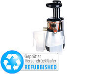 Rosenstein & Söhne Elektrischer Slow Juicer, 60 Umdrehungen/Min., Versandrückläufer