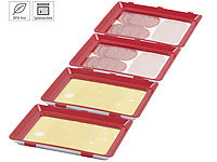Rosenstein & Söhne 4er-Set Frischhaltedosen für Wurst und Käse-Aufschnitt; Lunchbox-Sets Lunchbox-Sets Lunchbox-Sets 