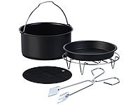 Rosenstein & Söhne 5 accessoires de cuisson pour four, friteuse à air chaud et gril