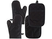 Rosenstein & Söhne Grillhandschuhe, Topf Lappen, Topflappen Handschuhe