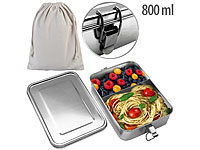 Rosenstein & Söhne Brotdose, Lunchbox mit Fächern, Brotzeitdosen
