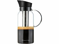 Rosenstein & Söhne Glaskaraffe, Glaskrug, Kaltbrüh-Kaffeemaschine