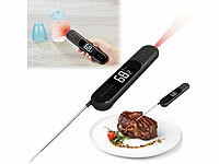 Thermomètre de cuisson à sonde et infrarouge