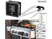 Rosenstein & Söhne Thermomètre de cuisson magnétique connecté avec 2 sondes