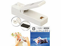 Rosenstein & Söhne Kompaktes Akku-Folien-Schweißgerät, USB, mit Magnethalterung; Folienbeutel für Balken-Vakuumierer Folienbeutel für Balken-Vakuumierer 